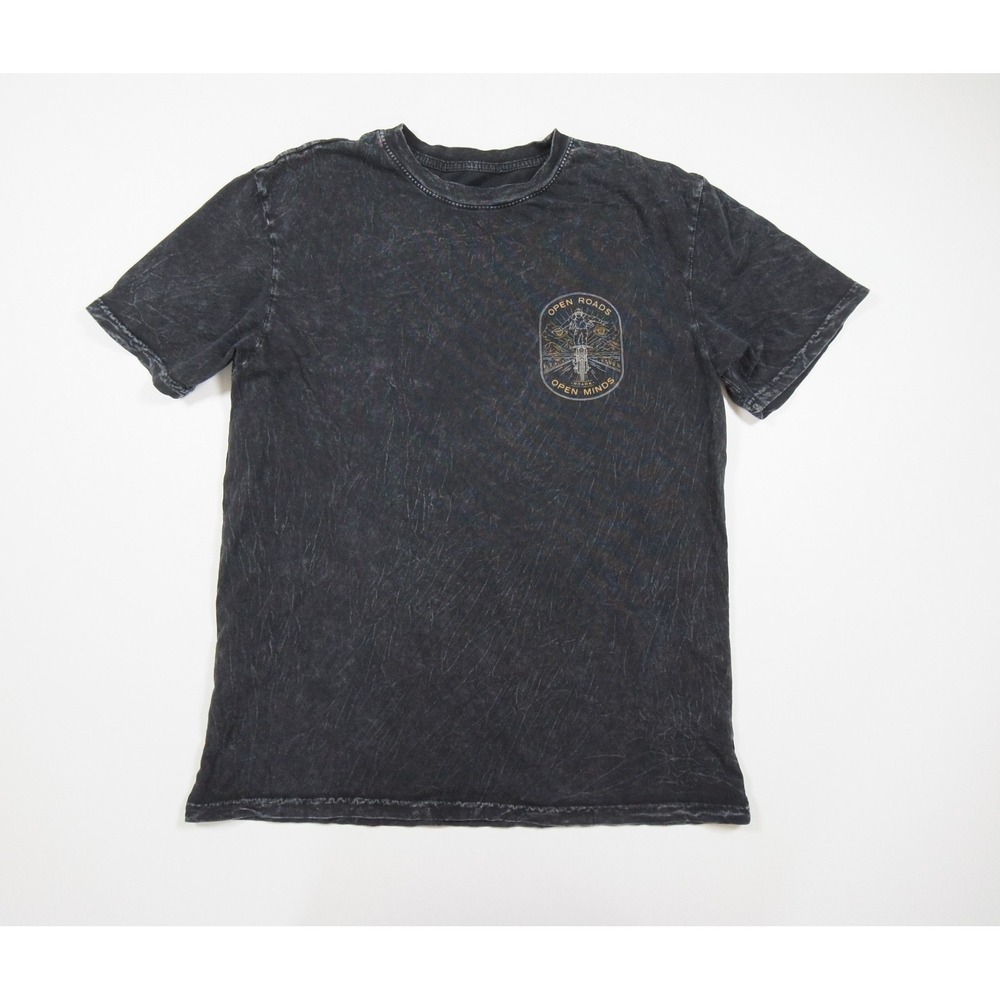 Roark Shirt Mens Small Black Short Sleeve Dyed Premium Tee Outdoors Adult Casual